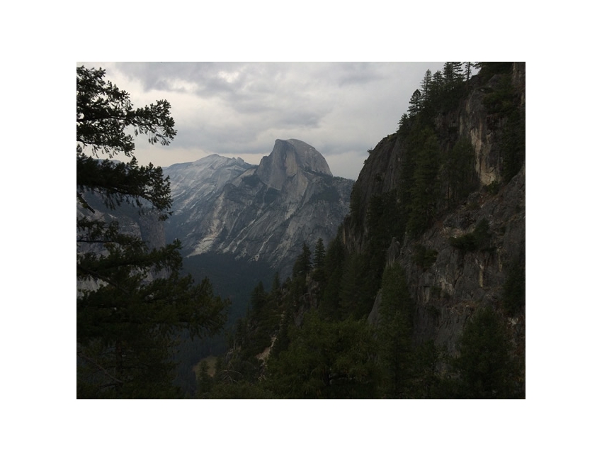 Halfdome in the distance