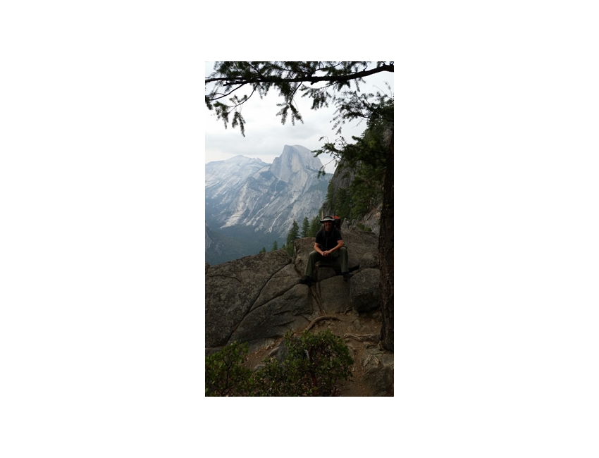 David with Halfdome