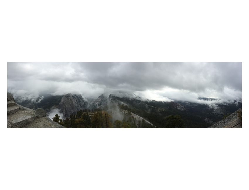 On the way to Halfdome